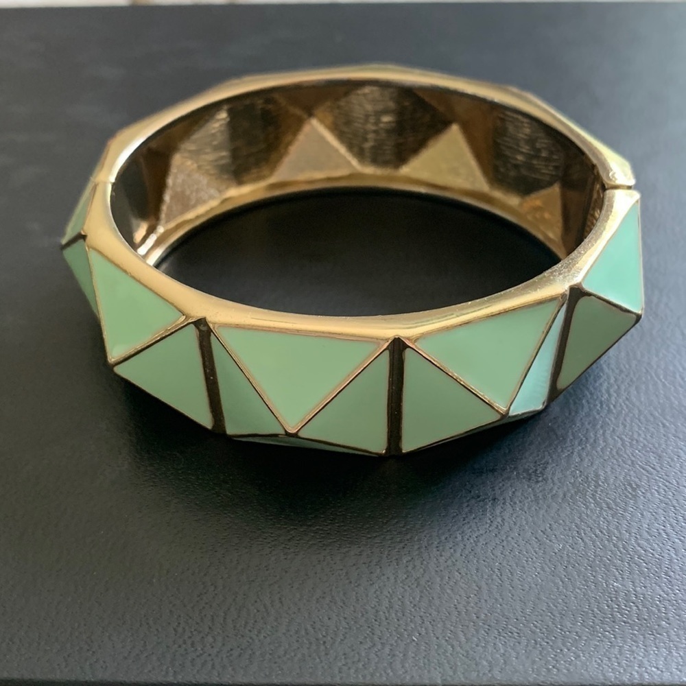 Vintage side hinged bangle - Picture 4 of 6